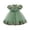 Green, variant on Girls Sparkling Fairy Dress Toddlers Glitter Bowknot Floral Party Gown With Skirt Clothes