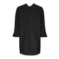 thumbnail image 5 of Fanxing Women's Summer Short Sleeve Open Front Long Cardigan Draped Shirt Kimono Cardigan Knit Sweater Outwear S,M,L,XL,XXL, 5 of 8