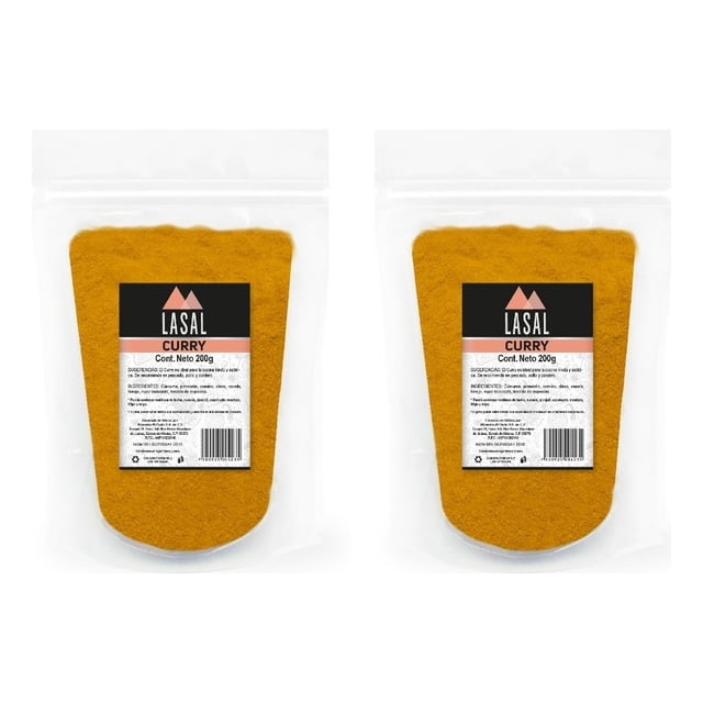 Curry En Polvo 200 Gramos 2 Piezas