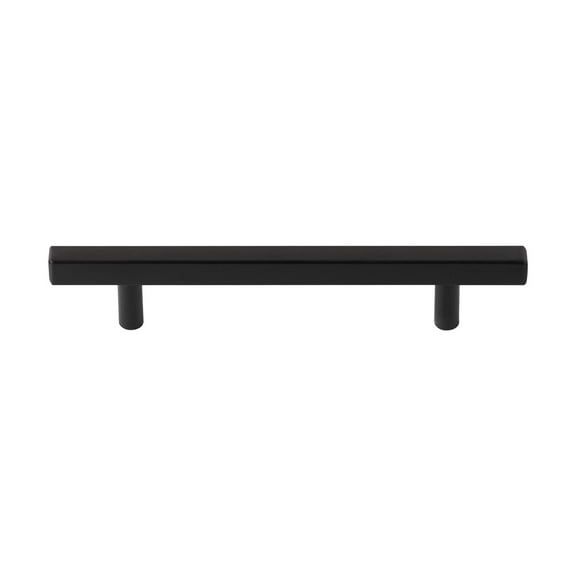 Utopia Alley 5pcs Oslo Pull Handle - Decorative Cabinet Drop Pull Handles for Cabinets and Drawers - Vintage Cabinet Hardware with Hand Finished Matt Black - Pull Handle, 5.0" Center to Center