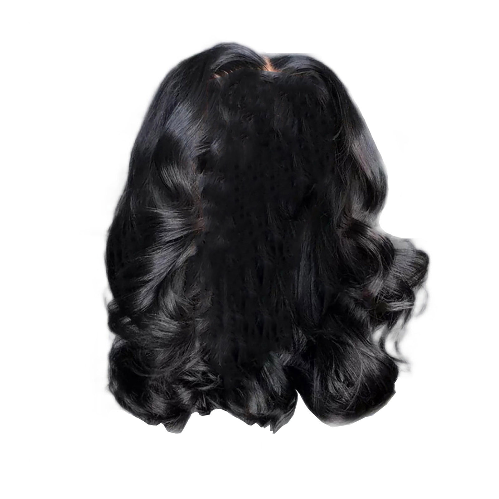 Black wavy wig hotsell