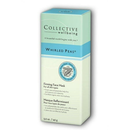 Collective Wellbeing Whirled Peas Firming Face Mask 5 oz Cream