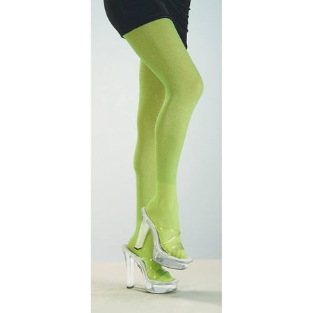 Womens Lime Green Tights Halloween Costume