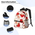 thumbnail image 5 of Easygdp Cute Mushroom Casual Laptop Backpack, Large Capacity Schoolpack for School, Travel, Business, 5 of 8