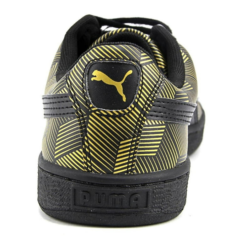 Puma Men s Basket Classic Metallic Black Ankle High Fashion