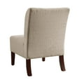 thumbnail image 3 of Linon Julie Curved Back Slipper Chair, 18 inch Seat Height, Multiple Colors, 3 of 4