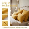 thumbnail image 5 of Unique Bargains 2 Pack Cotton Pillowcase Smooth Cooling Pillow Cases Envelope Closure Queen Yellow - Khaki, 5 of 5