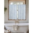 thumbnail image 4 of Blue Dandelion Bathroom Window Curtain, Spring Modern Minimalist Country Flower Light Filtering Coffee Kitchen Curtains, Bedroom Living Room Curtains 2 Panel 84"x54", 4 of 6