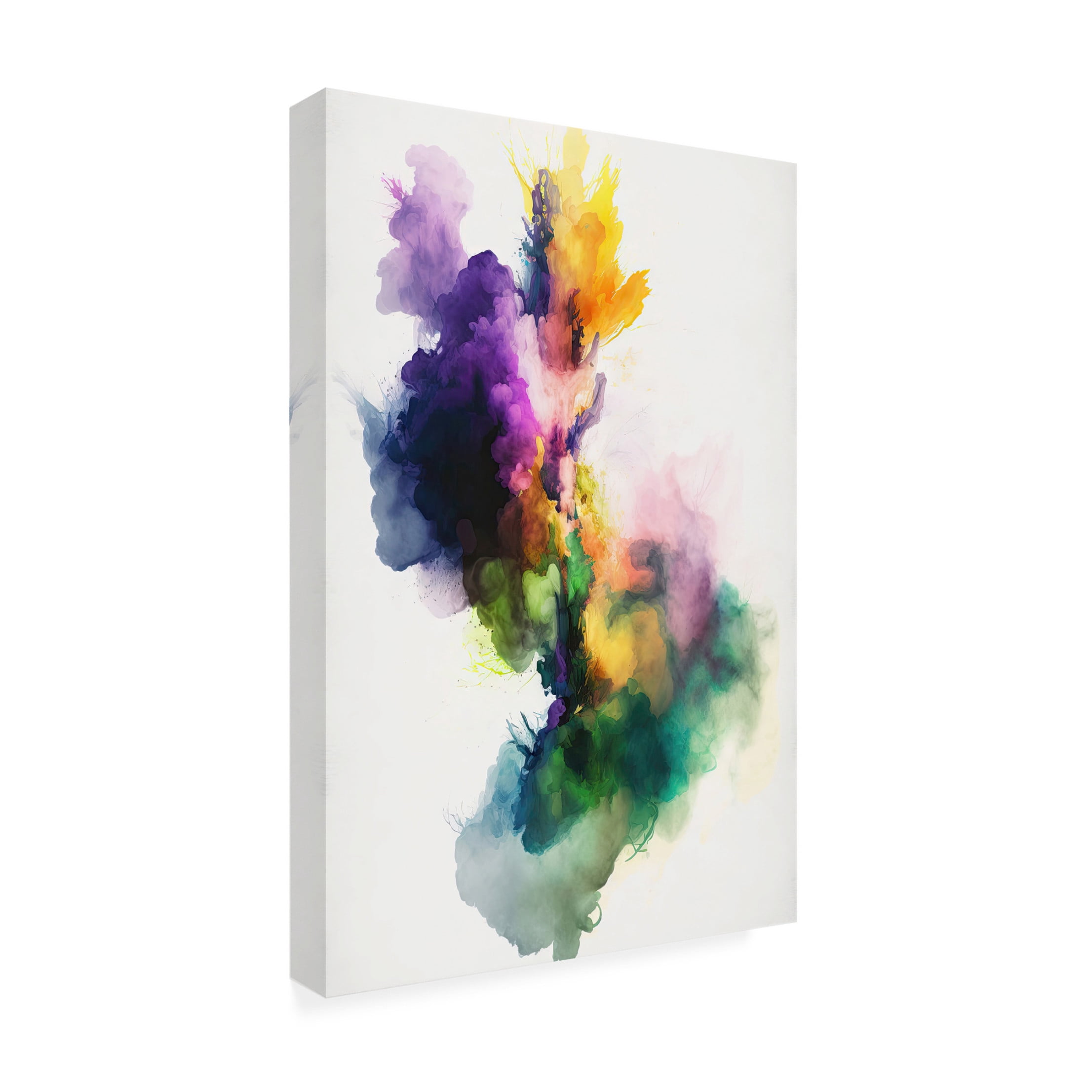Trademark Fine Art Mauro Vibrant Smoke Canvas Wall Art