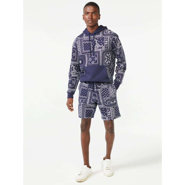 Free Assembly Men's Fleece Bandana Print Hoodie - Walmart.com Free Assembly Men's Fleece Bandana Print Hoodie - Walmart.com