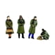 thumbnail image 4 of 4 piezas 1:64 Figura de personaje de diorama realista Figuras de personas Figuras de acción de Diorama para accesorios de fotografía Diseño de, 4 of 9