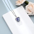 thumbnail image 3 of Crystal Angel Wing Heart Urn Necklace for Ashes Cremation Jewelry Heart Urn Necklace for Women Urn Keepsake, 3 of 7