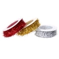 thumbnail image 4 of FONDOTIN 3Pcs Thin Metallic Tinsel Garland Soft Lightweight Christmas Tree Decor, 4 of 6