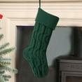 thumbnail image 2 of JeashCHAT Knitted Wool Christmas Stockings 18 Inches Cable Knitted Large Xmas Hanging Stockings Candy Bag Gift Bag Christmas Gifts Decorations for Family Holiday Xmas Party, 2 of 5