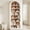 White, variant on Fnova 8-Tier 78.7" Tall Arched Bookcase, Wooden Open Bookshelf Display Shelf for Living Room Bedroom Office Library, Black