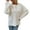 Beige, variant on Vedolay Womens Sweater Fall Women's Striped Fashion 2023 Sweaters Collared Oversized Pullover Tunic Tops,Pink M