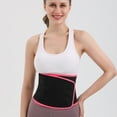 thumbnail image 2 of CxhicLuv Breathable Waist Slimming Girdle, 45.3×7.8 Inch, Abdominal Tightening, Sweat-promoting, Lightweight, Fitness, Running, Polyester & Comfortable, Shapewear, Suitable for Gym-goers, Pink, 2 of 7