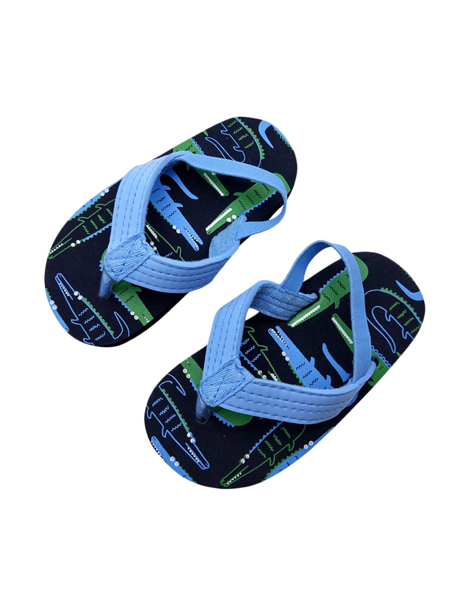 Boys and Girls Flip Flops Sandals with Back Strap for Toddler Little Kid NORTY 