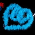 thumbnail image 4 of Inteprter 5 piezas de plumas de Navidad cinta colorida árbol de Navidad Plume ropa tela DIY hogar boda fiesta decoración Decoración del hogar Azul, 4 of 6