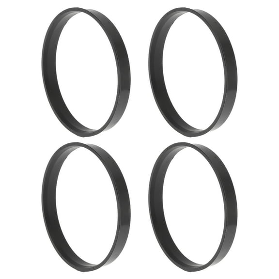 78.1mm to 75.1mm Car Wheel Hub Centric Rings Black Polycarbonate Wheels Center Shaft Shock Absorbing Hubrings 4 Pcs