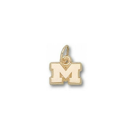 NCAA - Marshall Thundering Herd 10K Gold Classic ''M'' 1/4'' Pendant