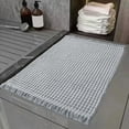 thumbnail image 6 of Bathroom Floor Mat, Super Absorbent, Soft, Non-Slip, Stable Adhesion, Exquisite Workmanship, Machine Washable, Multi-Purpose, for Bathroom, Tub-Side, Sink Front, 6 of 6
