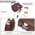 thumbnail image 6 of GAEKEAO Crossbody Bags for Women Floral Travel Crossbody Purses Leather Handbags Medium Shoulder bag with Adjustable Strap, 6 of 7
