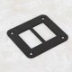 thumbnail image 5 of Viccilley Soporte para Panel de interruptores - Soporte de Carcasa de Panel de Interruptor basculante de Barco de Remolque de Coche Duradero de Aluminio Negro de 2 vías, 5 of 5