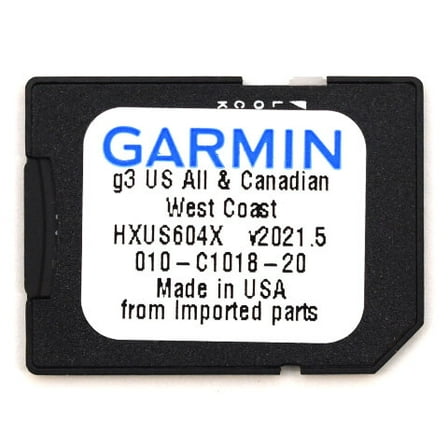 Garmin Boat GPS Map Data Card 010-C1018-20 | US & West Canada MicroSD