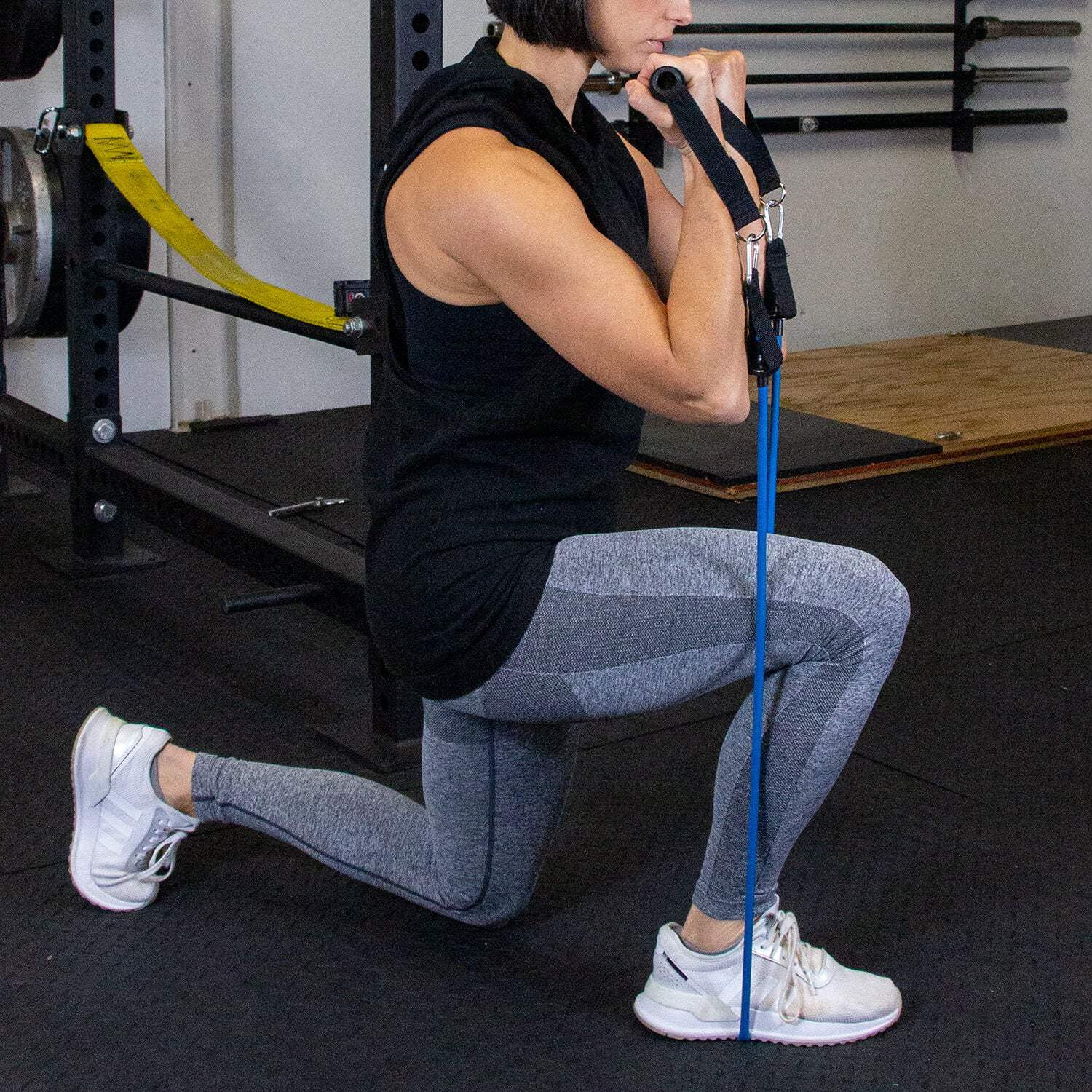 Serious Steel Fitness Resistance Tube Band Set Includes Handles, Door Anchor and Ankle Straps (Latex)