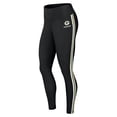 thumbnail image 2 of Women's WEAR by Erin Andrews Black Green Bay Packers Color Block Leggings, 2 of 3
