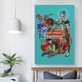 thumbnail image 5 of Gorillaz Wall Hanging Painting Wall Art Canvas Paintings Posters Home Decorations 16x24inch(40x60cm), 5 of 8
