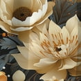 thumbnail image 4 of Designart "Fall Floral Cottage II" Floral Blackout Curtain Single Panel, 4 of 4