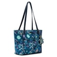 thumbnail image 2 of Sakroots Metro Tote - Large Women's Purse With Zipper Pocket - Handbag Made From Recycled Materials - " Royal Blue Seascape", 2 of 4