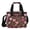 Pink and Brown Hearts Pattern, variant on Insulated Cooler Bag with Multiple Pockets Lightweight Lunch Box Tote for Travel Beach Camping Office Pink and Brown Hearts Pattern