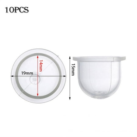 

QIFEI 10Pcs Primer Bulb for Homelite Echo Ryobi Poulan Carburetor Priming Bulb Universal Small