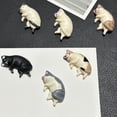 thumbnail image 6 of Jiibva 6 Pcs Funny Cat Refrigerator Magnets, 3D Cat Fridge Magnets, Mini Kawaii Animal Decorative Magnet for Home Kitchen with Strong Magnetic, 6 of 7