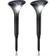 thumbnail image 1 of Luz solar para exteriores con sensor de movimiento impermeable, luces solares inalámbricas regulables, luz de seguridad para exteriores, foco solar LED, 2 piezas, blanco cálido para G, 1 of 5