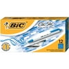 BIC Clic Stic Retractable Ball Pen, Medium Point, Blue, 12-Pack