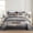 Gray/Brown/Beige, variant on SahSahCasa 120"x120" King Bedspread 100% Cotton Oversized Quilted Bedspread Set with Pillow Shams, Lightweight Embroidered Bedding Set, White
