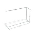 thumbnail image 5 of Azar 7" x 11" Horizontal Top Load Acrylic Sign Holder Clear 10/Pack 142718, 5 of 6
