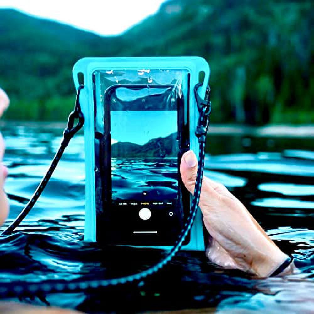 Stash7 Waterpocket Premium Waterproof Phone Pouch | The Only Adventure Grade Phone Case for iPhone 14, 14 Pro Max, 13, 13 Pro Max, 8, 8 Plus, XS, XS Max, XR, Galaxy S9+, S10+