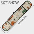 thumbnail image 3 of Yayeee Double Oven Mitt Kitchen Heat Resistant Baking 35" x7" Quilted Glove, Beige Cats Reading, 3 of 6