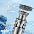 thumbnail image 4 of Shower Floor Drain Odor Stopper Easy Install Efficient Water Drainage Shower Plug Cover for Bathroom & Kitchen, 4 of 13