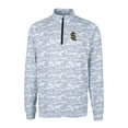 thumbnail image 2 of Men's Cutter & Buck  Charcoal Salt Lake Bees Big & Tall Traverse Camo Print Stretch Quarter-Zip Pullover Top, 2 of 3
