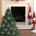 thumbnail image 4 of XWSHYW Adornos Colgantes Adornos Navideños de 10 Cm, Copo de Nieve de Plástico, Decoración para Árbol de Navidad, Copo de Nieve Hueco, Colgante, 4 of 6