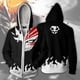 thumbnail image 5 of Sudadera con capucha de Anime Bleach para hombre y mujer, sudadera con cremallera, sudadera con capucha de Kuchiki Byakuya Squad 6 Captain, disfraces de cosplay, ropa de calle Harajuku, 5 of 5
