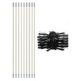 thumbnail image 1 of 1 Set Convenient Chimney Brush With Flexible Rod Nylon Electrical Drill Drive Chimney Cleaning Brush Kitchen Accessories, 1 of 4