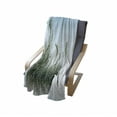 thumbnail image 4 of Landscape Soft Flannel Fleece Blanket, Scenery of a Lake Bushes Grass with Reflection Floral Art Image Print, Cozy Plush for Indoor and Outdoor Use, 50" x 60", Pale Blue Jade Green, by Ambesonne, 4 of 6