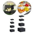 thumbnail image 1 of 8x caja elevadora de exhibición acrílica, elevador de alimentos para mesa de Buffet, elevador de Buffet, soportes elevadores anidados para alimentos, Negro, 1 of 8